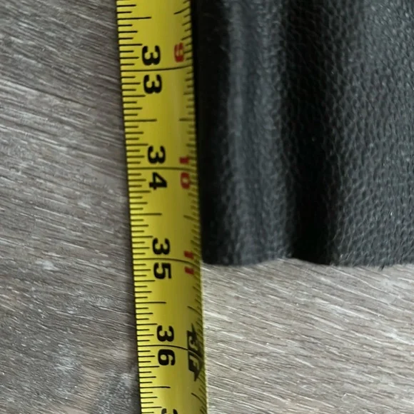 Men’s Diamond Plate Black Leather Motorcycle Chaps, Size Extra Large. - Picture 15 of 16